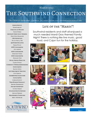 thumbnail of SWHR March 2023 Newsletter